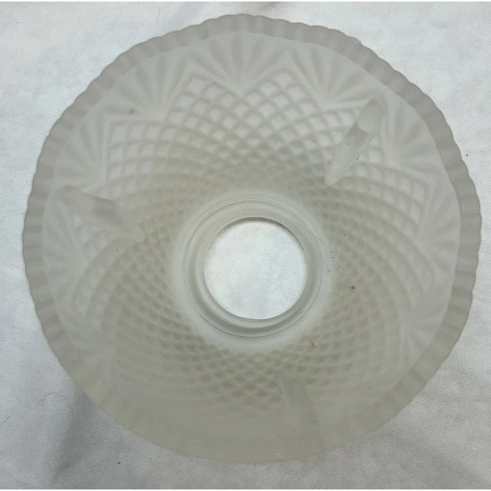 Frosted White Glass Pineapple Diamond Fairy Lamp 8